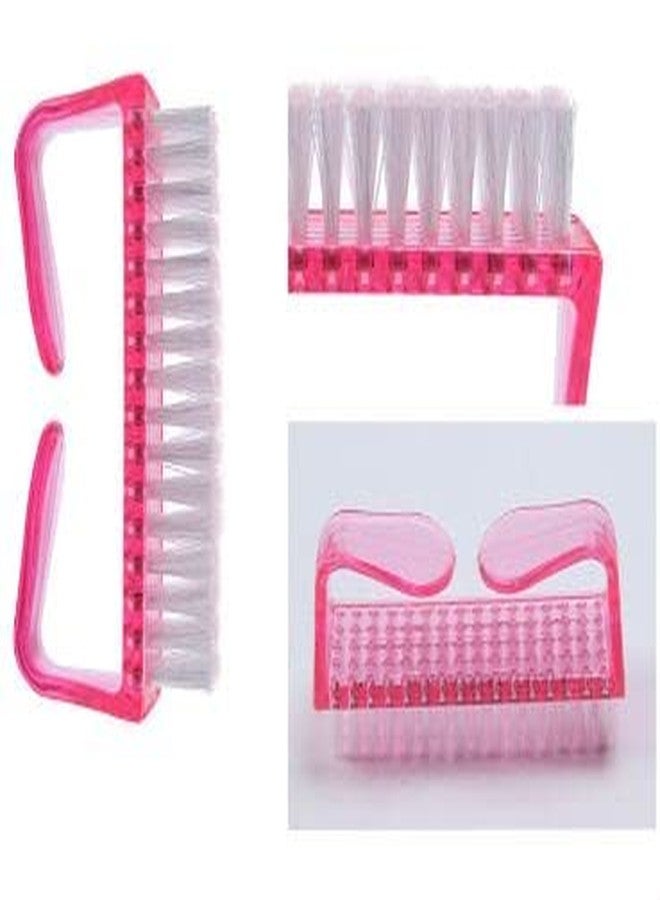 Gugzy Washing Nail Brushes Soft Remove Dust Nail Art Plastic Cleaning Brush Nail Arts Tools Finger Toe Nail Cleaning Brush Manicure Pedicure Scrubbing Cleaner for Dead Skin for Men and Women (2pc Set) - Image 5