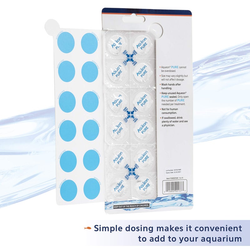 Aqueon Aqaurium Pure Live Bacteria and Enzymes Water Supplement, 10 Gallon 12 Pack - Image 3