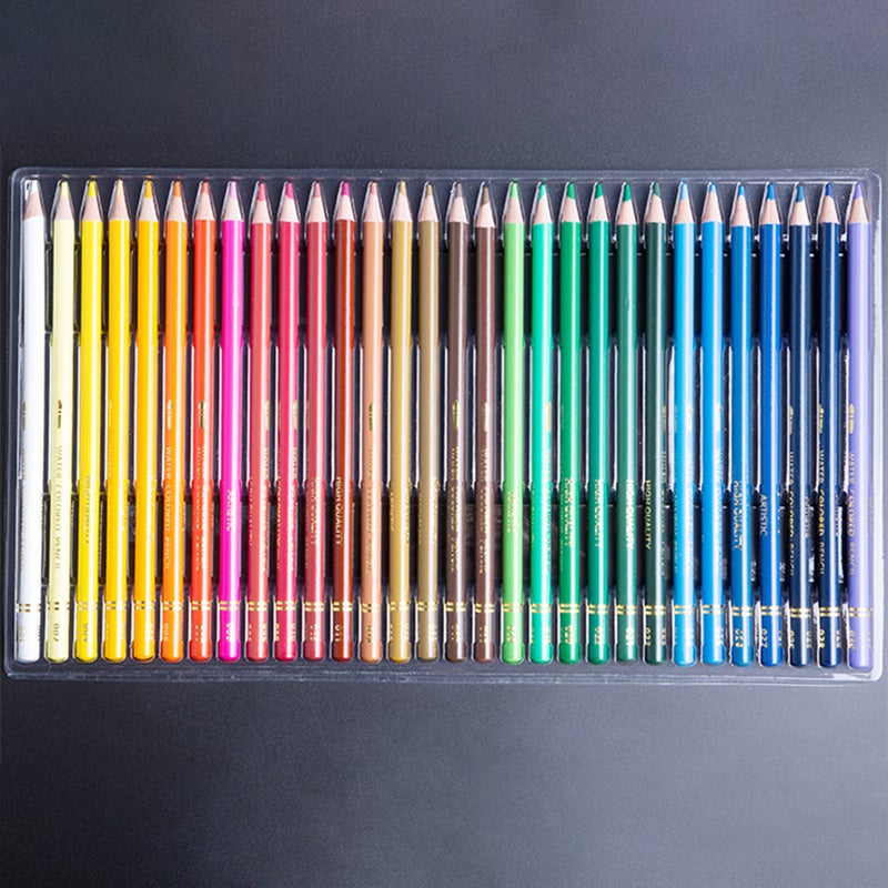 120/150/180/210 Professional Artist Watercolor Pencils Set Water-Soluble Colored Pencils for School Students Adults Color Pencils Art Supplies for Drawing Sketching Coloring Books - Image 2