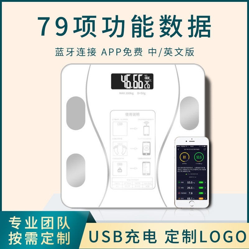 Rechargeable Body Weight and Fat Scale - Image 3