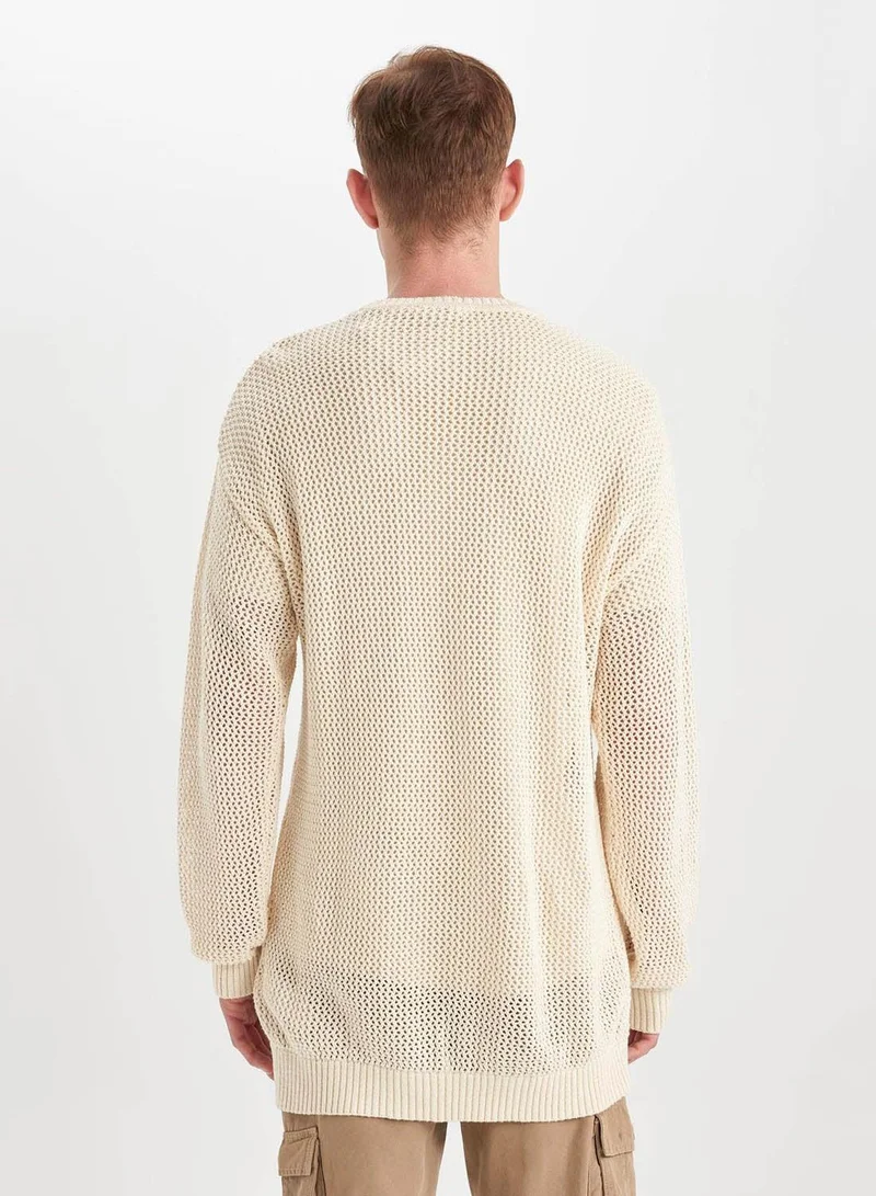 DeFacto Regular Fit Crew Neck Knit Sweater