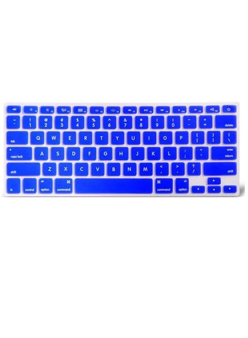 Ntech English Language Silicone Keyboard Cover for A1466 A1369 MacBook Pro 13/15/17in A1278/A1425/A1502/A1286/A1398 US Layout - Image 1