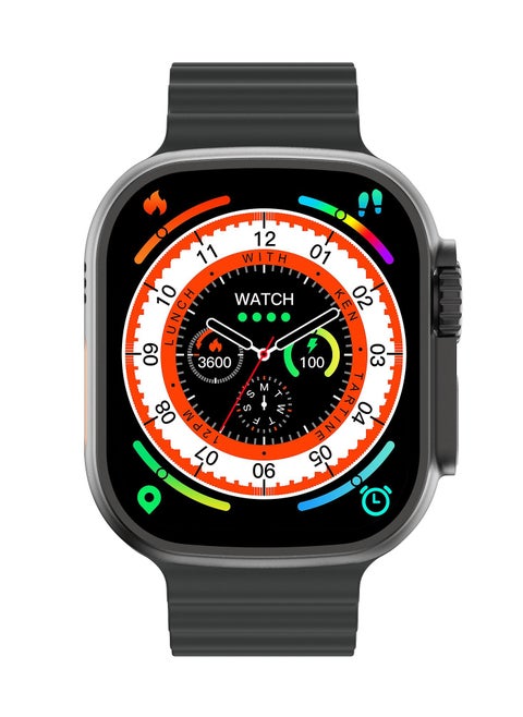 Levore  Full Screen Touch Sensor Built-In Stereo Speaker  Heart Rate Detection Blood Pressure and Sleep Monitoring  Black