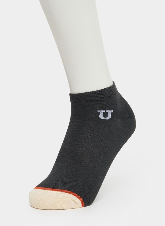 Styli Pack of 5 - Contrast Detail Ankle Socks - Image 4