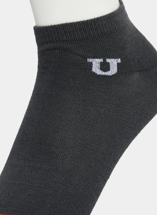 Styli  Styli Pack of 5 - Contrast Detail Ankle Socks for Men | Best Price UAE