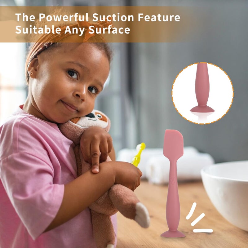 Soskygelo Baby Diaper Cream Spatula  4Pack Silicone Butt Spatula Baby Paste Diaper Cream Applicator For Newborn Babies - Image 4