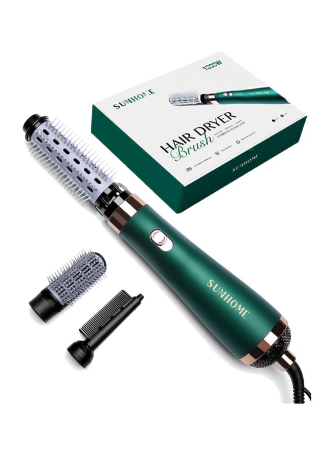 general 3-in-1 Hair Dryer Brush Green/Black - Image 1