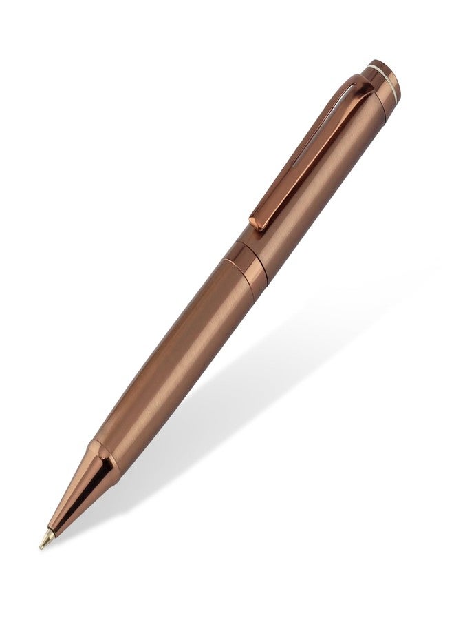 Oliver Inspire Coffee Luxury Ball Pen with T Box – Full Brass Body, 0.6mm Cardinal Refill, Twist Mechanism, Premium Shine Finish - Image 2