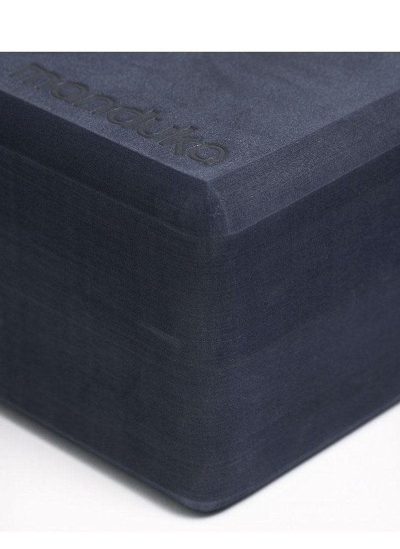 Manduka - Recycled Foam Block Midnight 4 Inch - Image 1