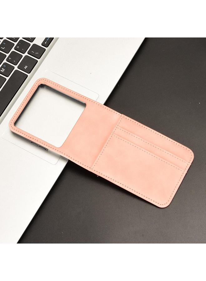 S-TOP Case For Infinix Zero Flip Skin-feeling Half-split Card Slot Folding Phone Case - Image 2