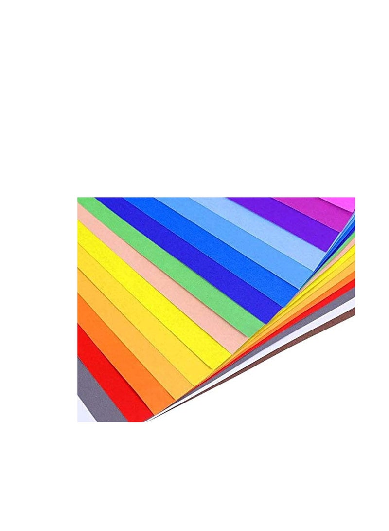 Flamingo Printing Papers for Arts and Crafts Projects (10 Sheets, A4, Rainbow COLOR ) Big and Thick Craft paper for Drawing, Painting, Art, DIY(multi-colors 80 gram) - Image 4