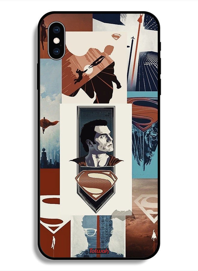 Tolwak Protective Case For Apple iPhone X Superman Art - Image 1
