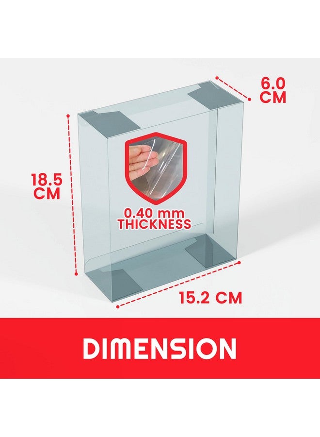 EVORETRO Sh Figuarts Sanji Pet Storage Case Protector Pack Of 10 - 0.40Mm Thick Crystal-Clear Display, Archival Grade Durable Impact-Resistant Action Figure Display Case - Image 3