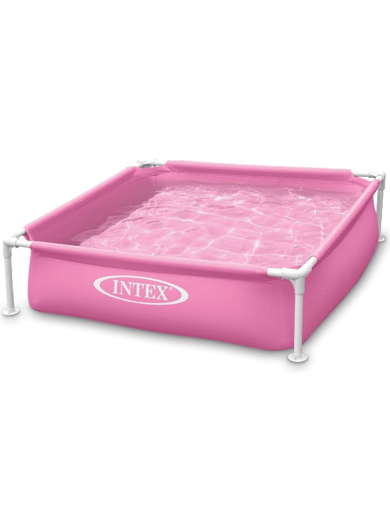 انتكس 4 قدم × 4 قدم × 12 انش، اطار صغير فوق الارض في الفناء الخلفي مع سدادة تصريف ورقعة اصلاح - Image 1