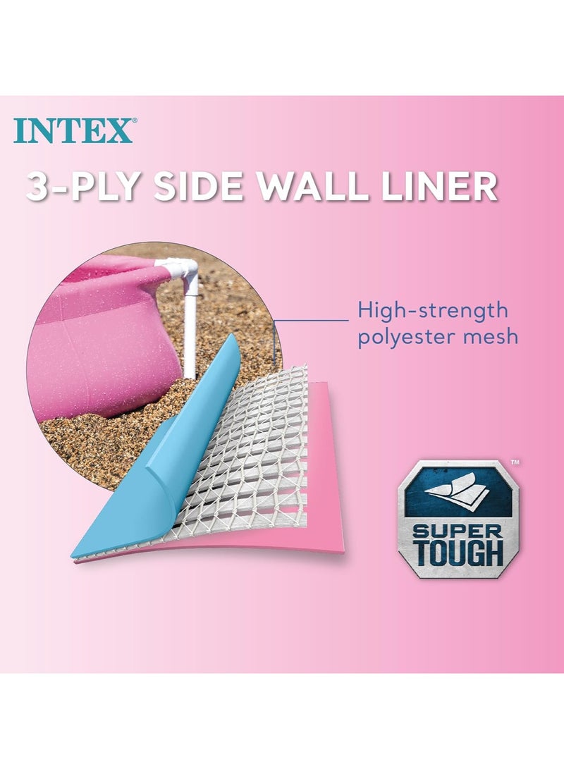 انتكس 4 قدم × 4 قدم × 12 انش، اطار صغير فوق الارض في الفناء الخلفي مع سدادة تصريف ورقعة اصلاح - Image 4