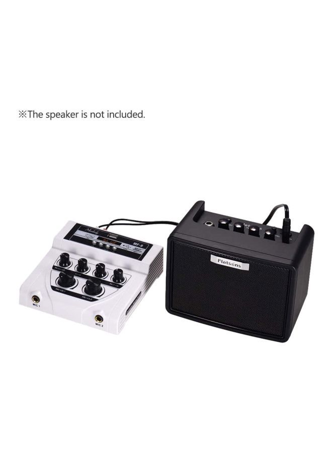 NIBEMINENT Mini Karaoke Sound Audio Mixer I5036W-UK-A White/Black - Image 5