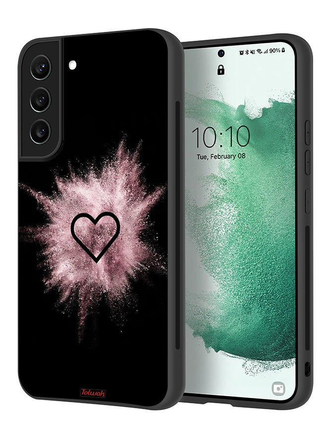 Tolwak Samsung Galaxy S21 5G Protective Case Cover Heart On Glitters - Image 1