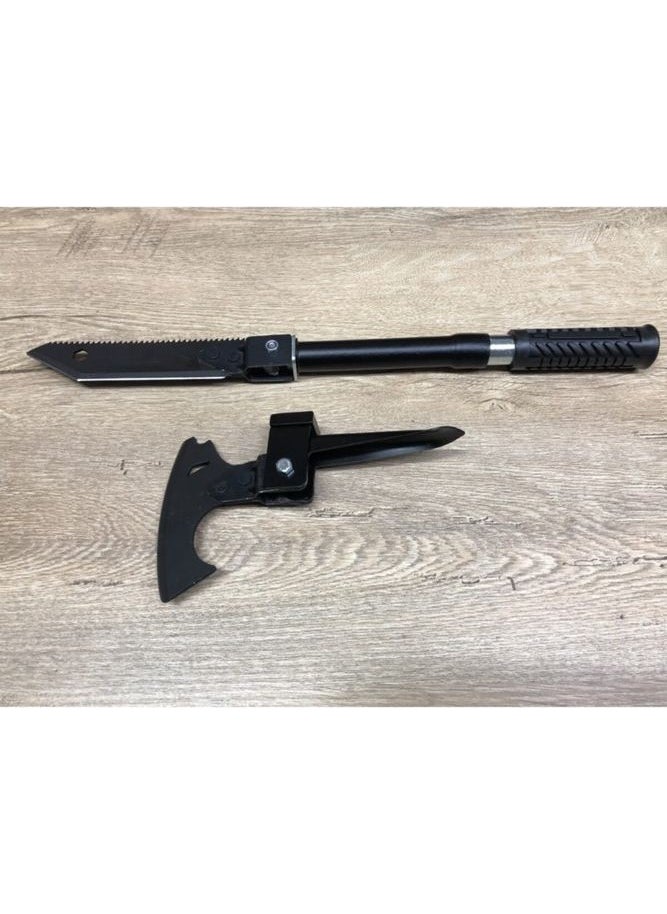 Axe Tools Ax Tools Multifunctional Foldable Quality Stainless Steel Knife Saw Hoe Ax Hammer Set  - Image 3