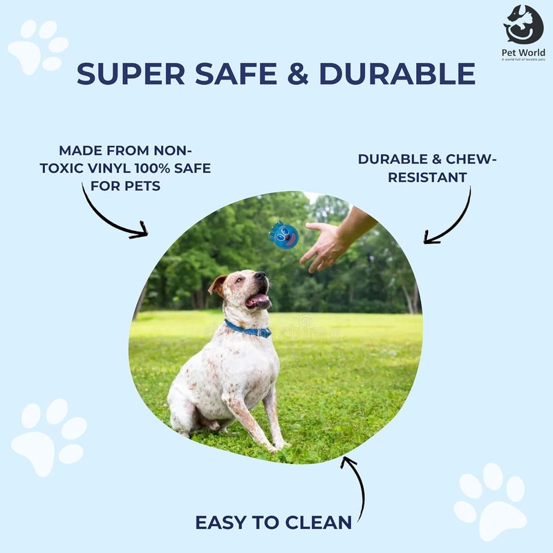 Pet World Vinyl Rabbit | Natural Latex Rubber Squeaky Dog Toy | Small to Medium Dogs & Puppy | Durable, Animal Design, Fetch and Chew Safe Play Toy | Reduce Separation Anxiety - Image 4