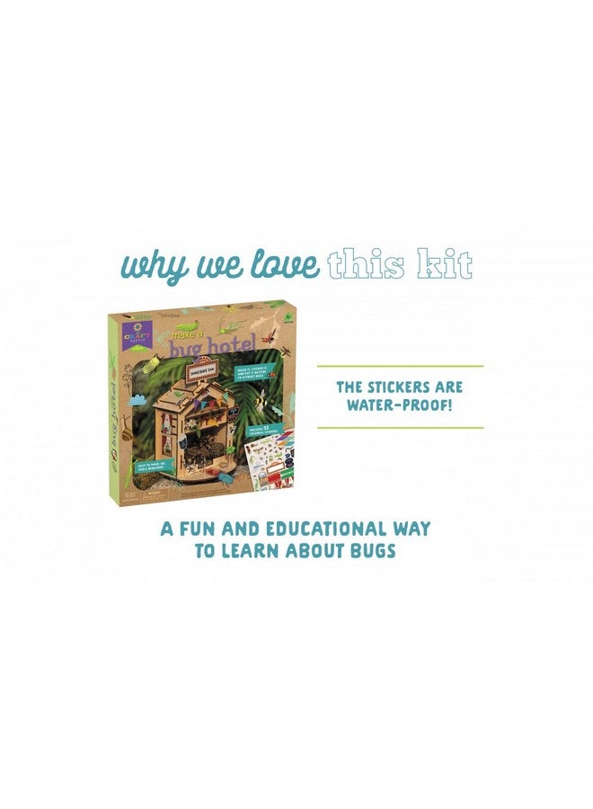 PlayMonster Craft-Tastic - Make A Bug Hotel - DIY Nature Craft Kit - No Tools Needed - Decorate Your Hotel with Stickers - Ages 4+ with Help - Image 5