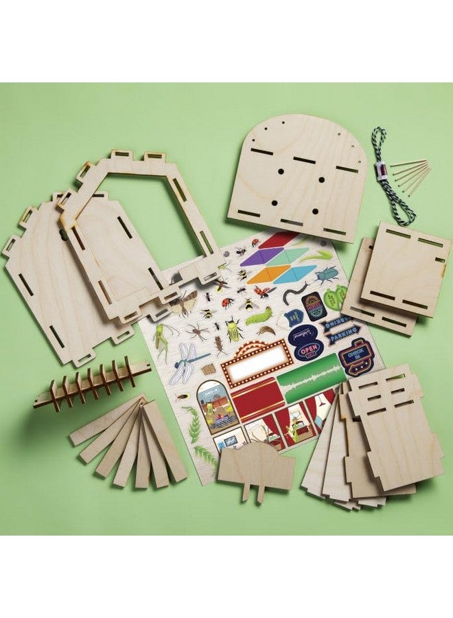 PlayMonster Craft-Tastic - Make A Bug Hotel - DIY Nature Craft Kit - No Tools Needed - Decorate Your Hotel with Stickers - Ages 4+ with Help - Image 4