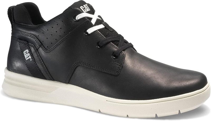 CATERPILLAR Men's Black Leather Lace-Up Shoes - Image 2