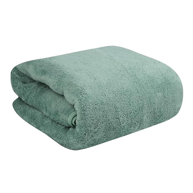 Fezora® Large Bath Towels for Men & Women | Microfiber Bath Towel | Soft, Absorbent, Quick-Dry Towel (Pack of 1, Ferozi) - Image 1