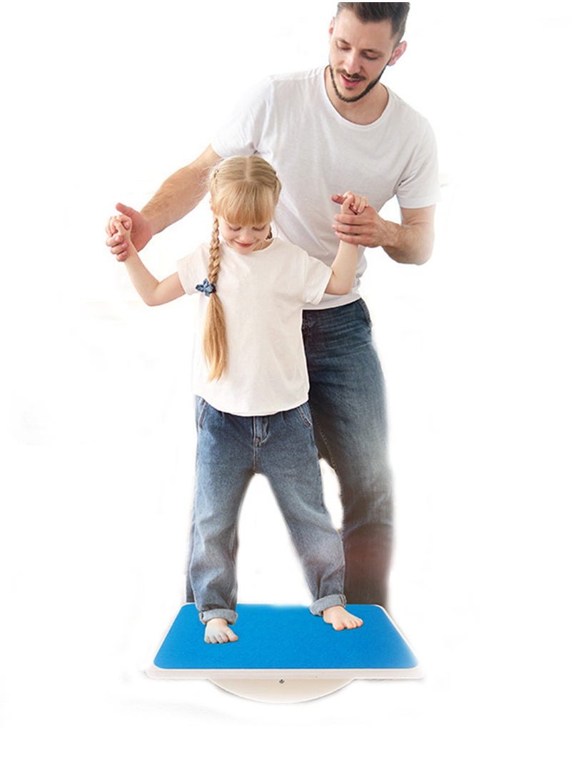 MaBaby - Wooden Balance Board Equipment Children's Balance Board Sensory Training Educational Toys  Curvy Balancing for Yoga Indoor and Outdoor Children See-Saw Exercise Body Equipment - Image 1