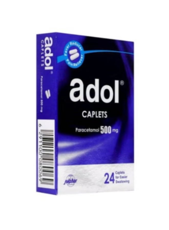 ADOL Caplets 500mg - 24 Caplets