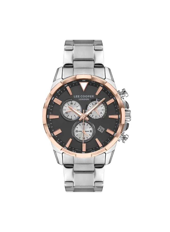 لي كوبر Men's Metal Multi Function Watch LC07385.560 - 46 mm