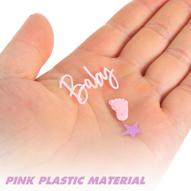 Pink Sequin Confetti 30g Star Confetti Party Decorations for Birthday Baptism Shower - Image 4