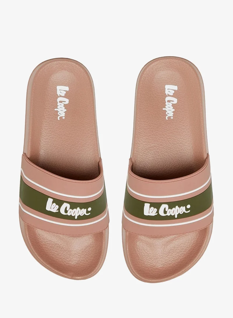 Lee Cooper Women's Logo Embossed Slides