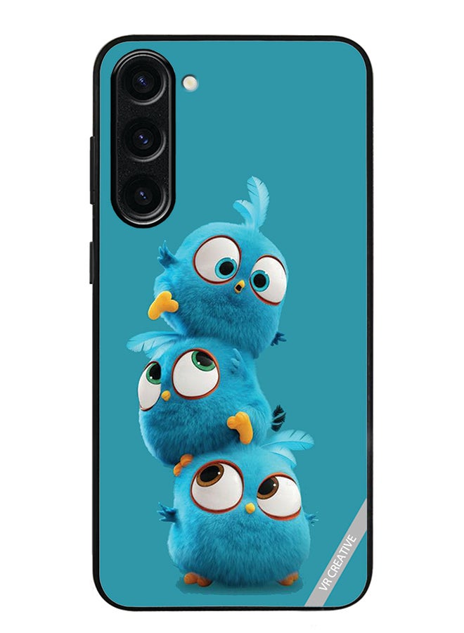 VR CREATIVE Protective Case Cover For Samsung Galaxy S24 Fur Cartoon Design Multicolour - Image 1