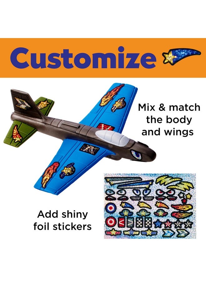 Creativity for Kids Creativity for Kids Stunt Squadron Foam Fliers: Makes 3 Airplane Toys for Kids, Crafts and STEM Kits for Kids Ages 5-8+, Toys for Boys and Girls, Boys Gifts  - Image 5