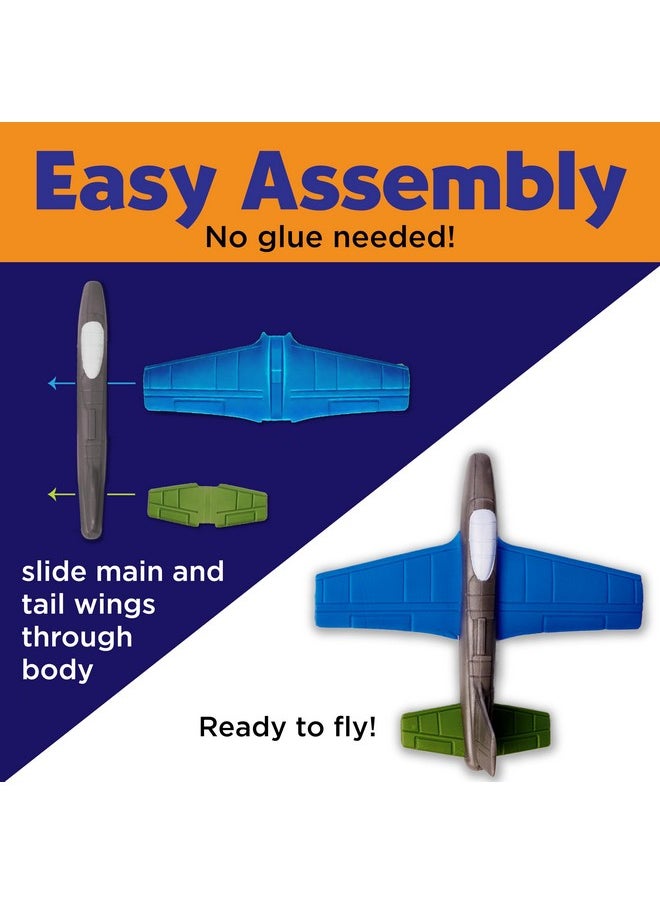 Creativity for Kids Creativity for Kids Stunt Squadron Foam Fliers: Makes 3 Airplane Toys for Kids, Crafts and STEM Kits for Kids Ages 5-8+, Toys for Boys and Girls, Boys Gifts  - Image 4