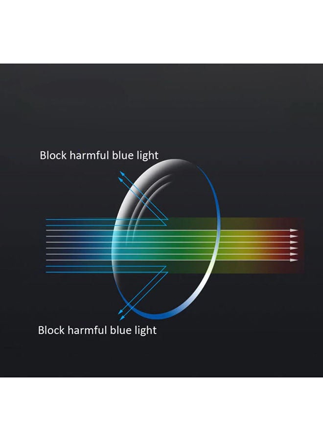 NIBEMINENT UV Protection Blue Light Blocking Lens Reading Glasses TR90S200  - Image 3