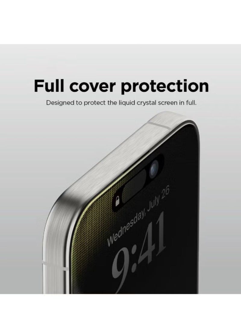 Original Tempered Dustproof Privacy Glass Screen Protector Compatible For iPhone 16  - Image 4
