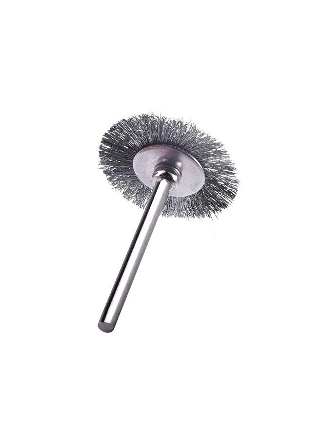 LUO KE 15 Pcs T Shape Stainless Steel Wire Brushes Wheel 1/8'' Mandrel Rust Removed Polishing Wheel for Dremel Rotary Tool - Image 3