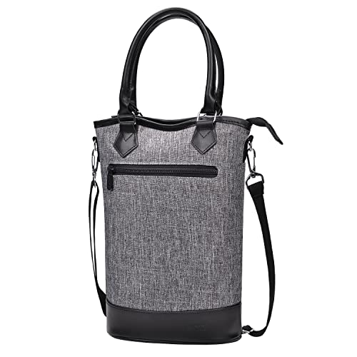 Tirrinia Insulated Wine Gift Carrier Tote - Travel Padded 2 Bottle Wine/Champagne Cooler Bag for Portable Wine Bottle Carrying Case, Women Men Event party, Gift for Wine Lovers - Image 1