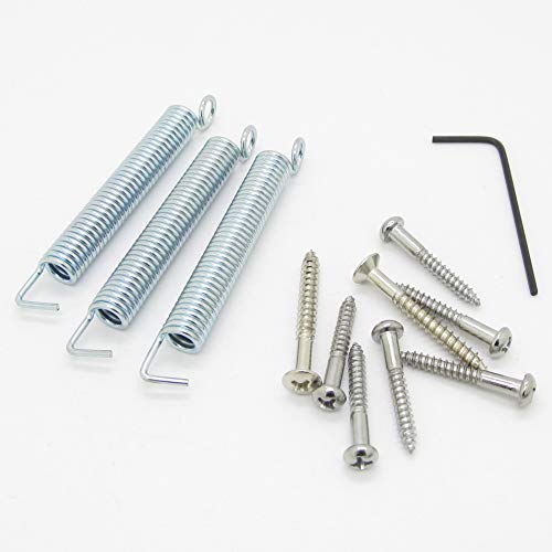 Swhmc Strat-Style Tremolo System for Electric Guitar - 10.5mm Spacing with Vibrato Arm & Spring Set - Image 3