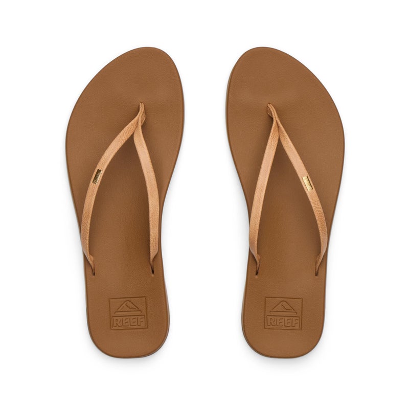 Reef Cushion Slim Womens Flip Flop, Super Lightweight, Ultra Soft Cushion Footbed, Natural, 10 - Image 5