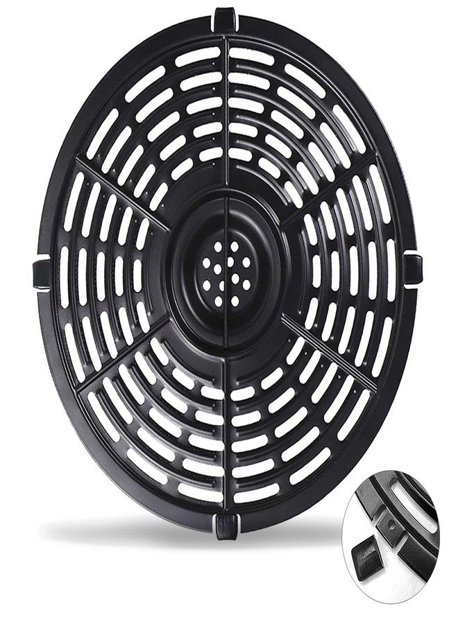 GWY صينية شواء للقلاية الهوائية Power XL سعة 5 كوارت، صينية بديلة دائرية غير لاصقة مقاس 8.7 بوصة سعة 5 كوارت، قطع غيار وإكسسوارات، صينية تحمير، صينية شواء، آمنة للغسل في غسالة الأطباق - Image 1