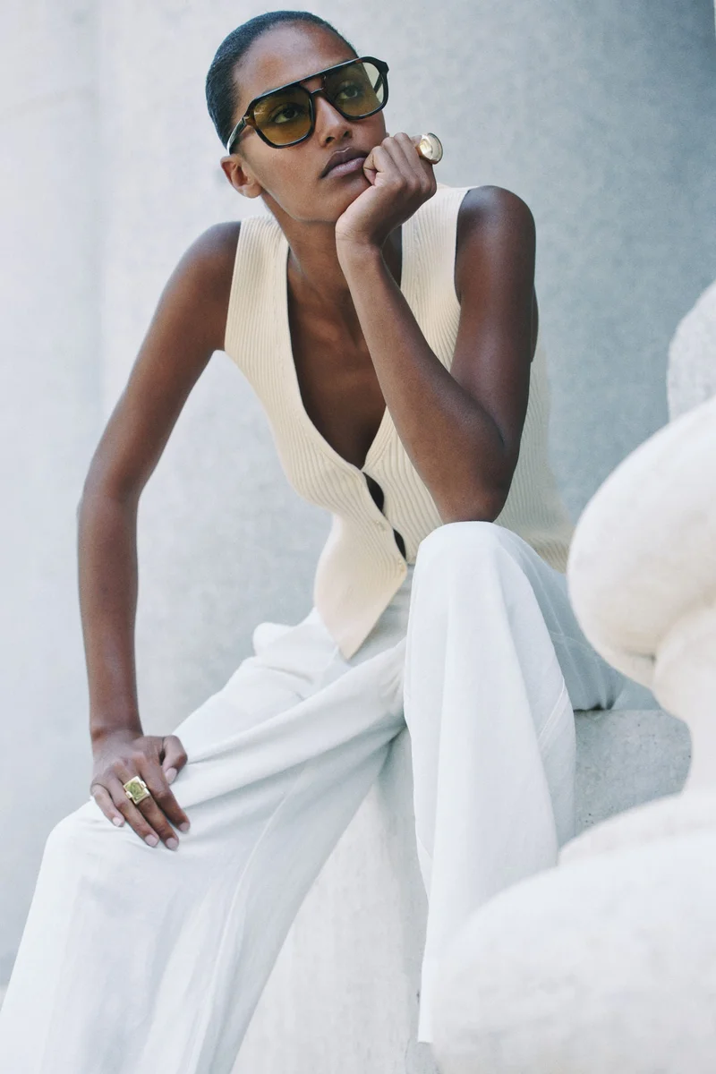 H&M Rib-knit waistcoat