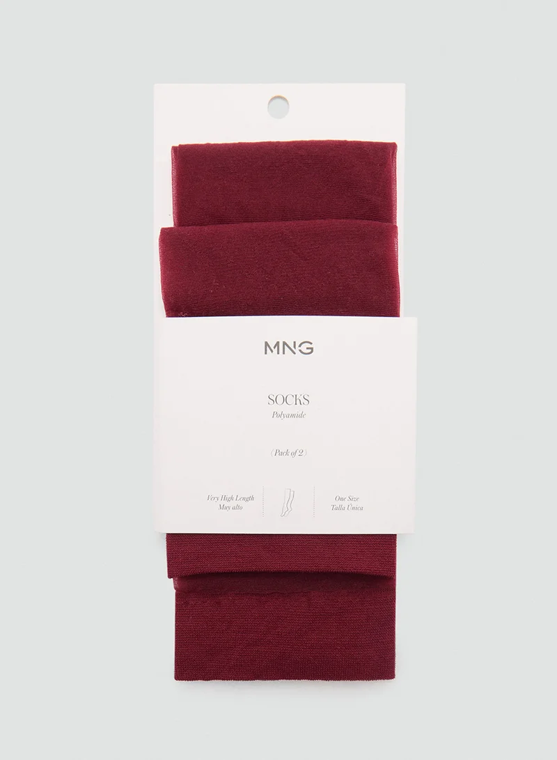 MANGO 2 Pack Crew Socks
