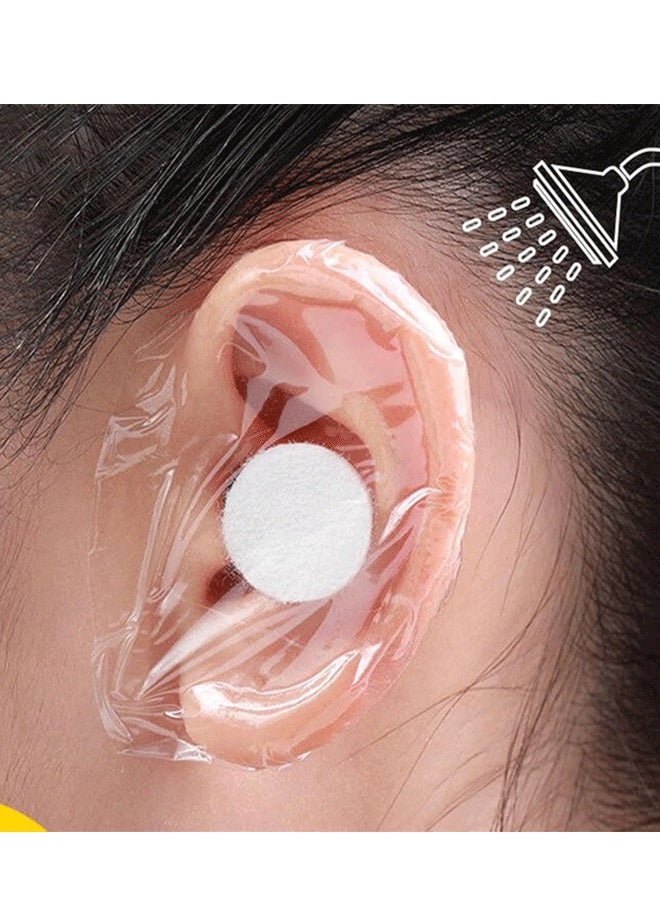 Reelyo 60 Pieces Waterproof Ear Stickers with Ear Plugs Baby Ear Covers for Shower, Kids Ear Covers Ear Protection for Swimming Shower Surfing Snorkeling - Image 5