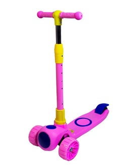 child toy 3 Wheel Foldable Adjustable Scooter With Loud Music  - Image 1