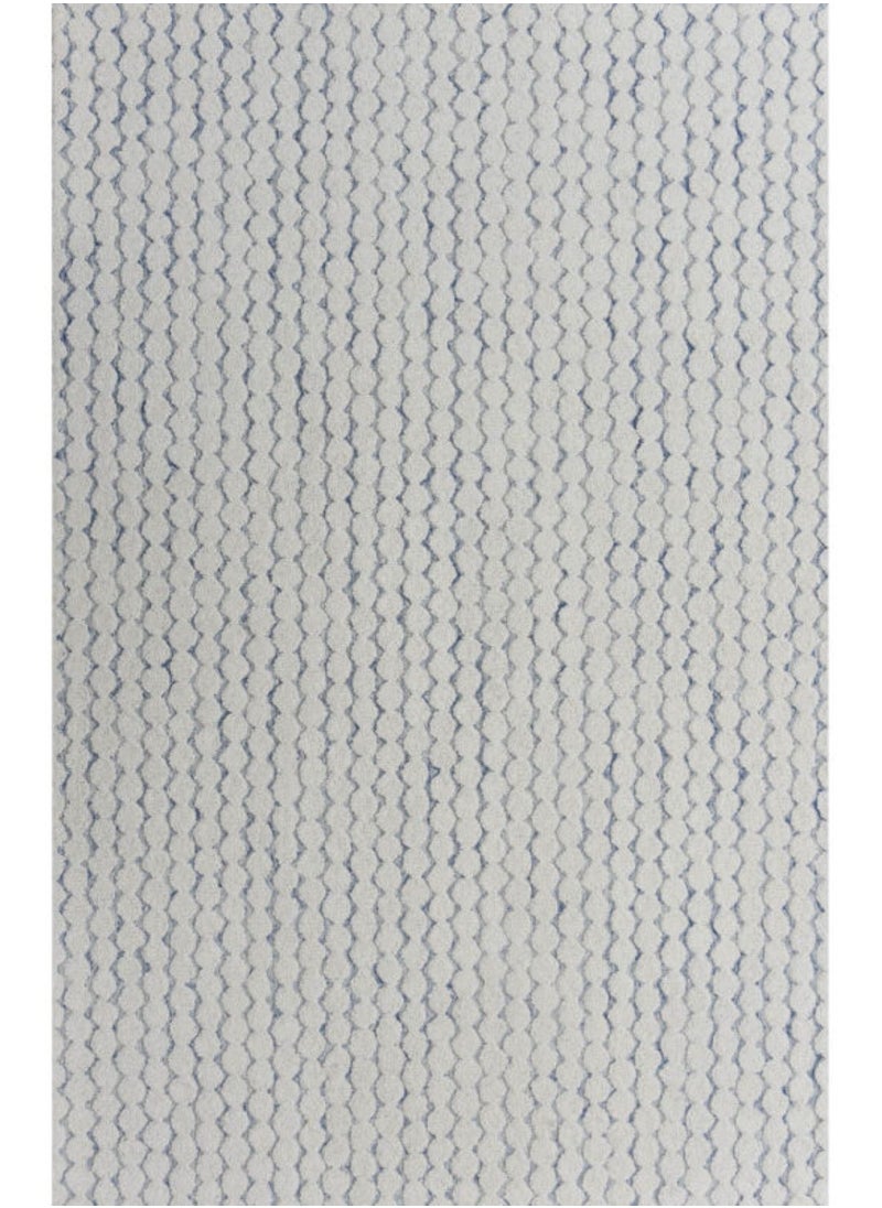 AURUM HOME AH040A Hand Tufted  Modern Area Rug  Indoor Living Dining Bedroom Room and Gallery Area Rugs Loop Pile Wool, Rectangle  - Image 1
