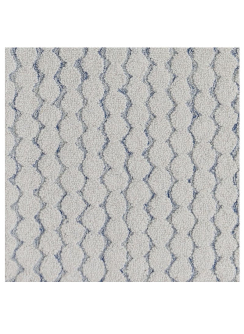 AURUM HOME AH040A Hand Tufted  Modern Area Rug  Indoor Living Dining Bedroom Room and Gallery Area Rugs Loop Pile Wool, Rectangle  - Image 4