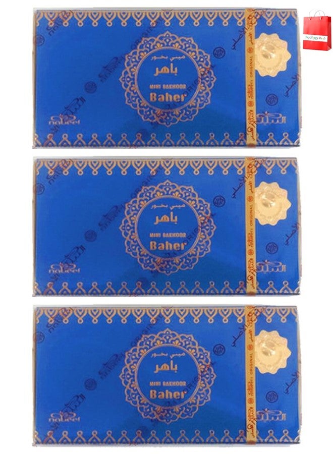 Nabeel 3Pcs Nabeel Mini Bakhoor Baher Incense 36 GM - Image 1