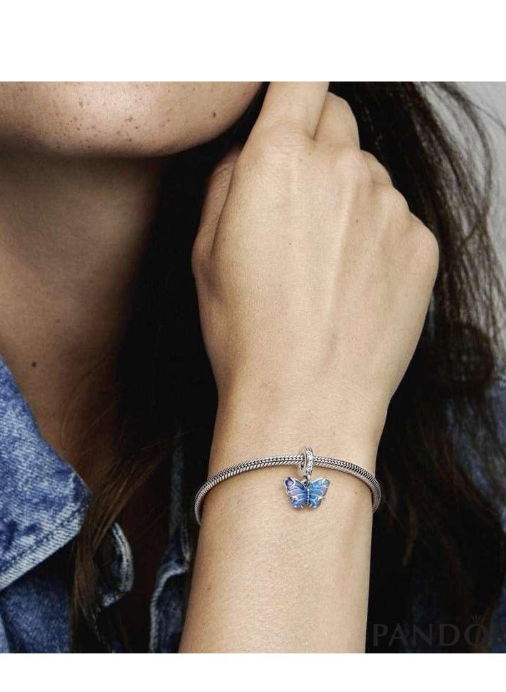 Pan Home Original 925 sterling silver butterfly and information two-in-one pendant or bracelet - Image 2